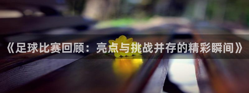  《足球比赛回顾：亮点与挑战并存的精彩瞬间》