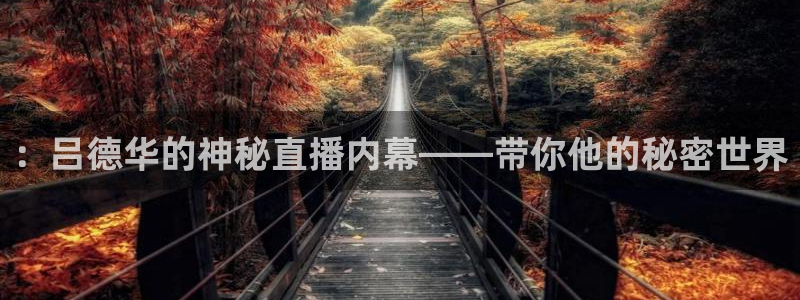 雨燕体育在线直播app：：吕德华的神秘直播内幕——带你他的秘密世界